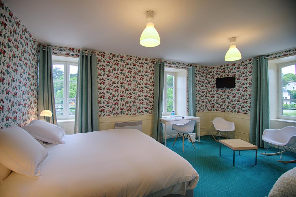 Hotel De Charme Les Mimosas Pont-Aven Szoba fotó